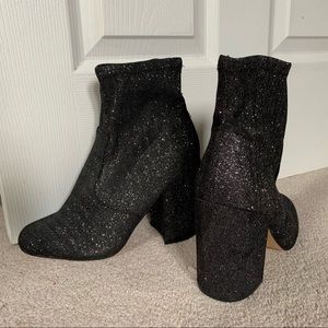 Express size 9 sparkle booties